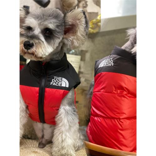 寵物小狗羽絨服雪納瑞馬爾濟斯泰迪狗面羽絨馬甲秋冬季保暖衣服潮