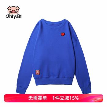 Ohlyah薄款ins休閑運動學生上衣