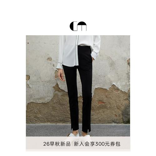 呂燕秋冬簡約百搭直筒褲設計師