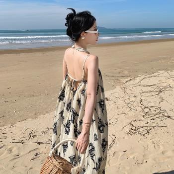 三亞旅行穿搭海邊拍照度假風裙子
