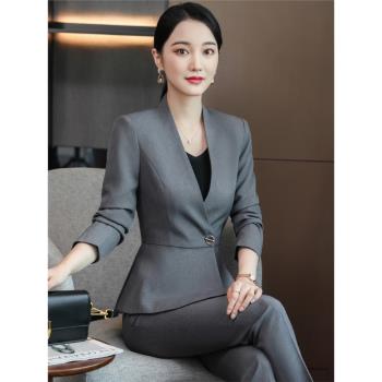 春季酒店空姐制服美容師西裝套裝