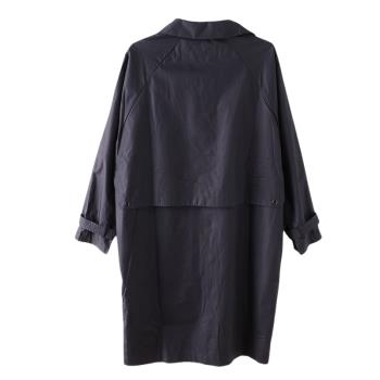 諾諾E站 2021冬季新品 韓版寬松顯瘦女氣質時尚長袖風衣 馬克系列