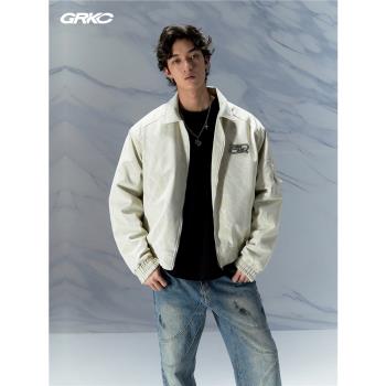 GRKC美拉德短款夾克外套搖滾皮衣