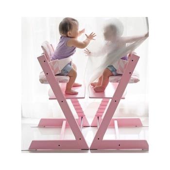 北歐嬰兒成長椅子餐椅寶寶桌椅可調節高度兒童吃飯凳子高腳凳實木