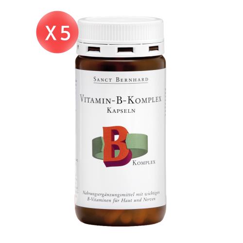 【聖伯納德 Sanct Bernhard】綜合維他命B群 150顆*5瓶（共750顆）