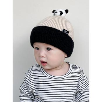 男寶冬季保暖秋款女孩嬰兒帽子