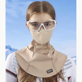 冬季高爾夫球面罩 韓版護臉加絨保暖面罩 健康布防風防水