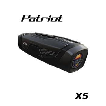 PATRIOT愛國者 X5 前後雙鏡 4小時續航 FHD1080P WIFI版 行車記錄器(內附128G記憶卡)