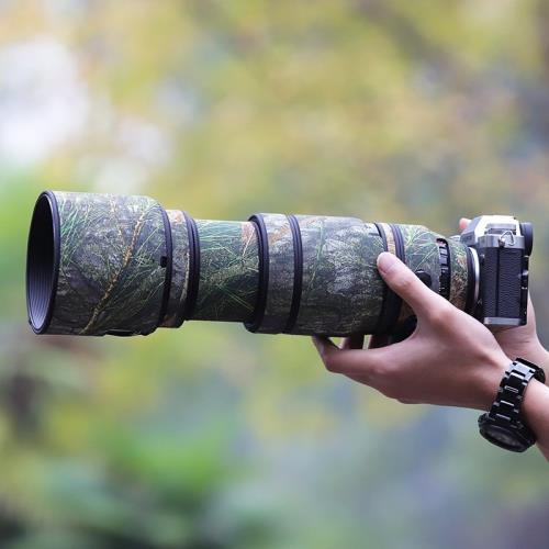 適用富士FUJIFILM XF100-400mm鏡頭迷彩炮衣保護套100400貼紙膜