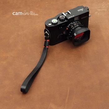 cam-in 意大利牛皮專業相機手腕帶 圓孔接口 WS009