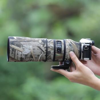 適用OLYMPUS奧林巴斯DIGITAL 300mm F4 IS鏡頭迷彩炮衣保護套貼紙