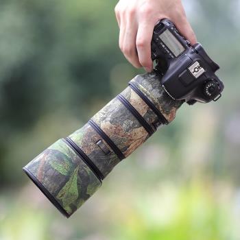 適用CANON佳能EF 180mm F3.5微距定焦鏡頭迷彩炮衣保護套防水貼紙