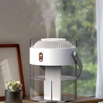 簡約家用2.6L加濕器可懸掛雙口大霧量補水充電空氣增濕凈化器香薰