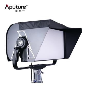 Aputure/愛圖仕 攝影補光燈柔光箱 蜂巢 太空罩 雙燈支架 遮光板遮非 防雨罩 演播廳支架 適用於Nova P600c