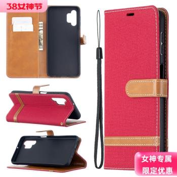 適用於三星Galaxy A325G手機殼a32 4G保護套sm-a326全包翻蓋式3星