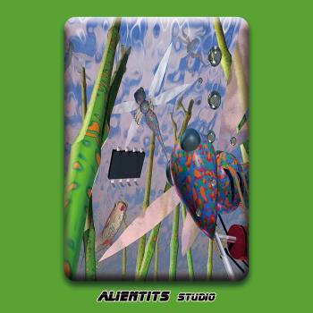 AlienTits創意數碼蒼蠅惡搞小眾設計適用于ipad pro mini6保護套