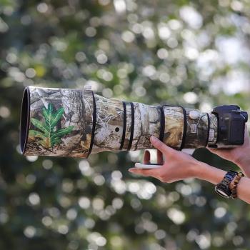 佳能RF600mmF4LISUSM鏡頭炮衣適用CANON相機長定焦拍鳥迷彩保護套