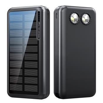 30000mAh Solar Powerbank External Battery Charger Flashlight