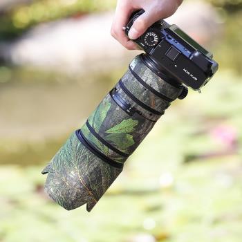 富士GF100-200mmF5.6RLM鏡頭炮衣適用Fujifilm相機迷彩保護套防水