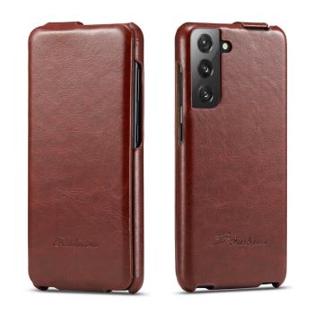 適用Samsung三星galaxy S21/plus/ultra leather case back cover