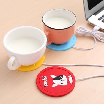 USB保溫杯墊 卡通創意硅膠加熱保溫杯墊暖杯器保溫碟咖啡保溫杯墊