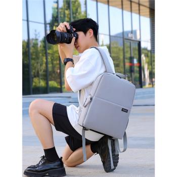雙肩包單反專業時尚攝影相機包適用于索尼佳能尼康微單戶外休閑包