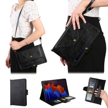 適用三星Galaxy Tab S7 S8 s8+Plus s7FE leather case cover皮套