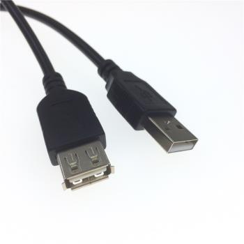 銅線USB2.0公對母數據線電腦U盤網卡讀卡器鼠標鍵盤硬盤USB延長線