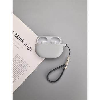 適用於魔音新款Beats Studio Buds+藍牙耳機保護套灰色掛繩矽膠Beats Solo Buds無線降噪豆軟殼防摔小眾簡約