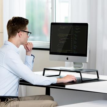 多功能電腦增高架鋁合金筆記本支架辦公室桌面簡約顯示器屏置物架
