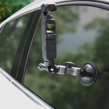 新品GoPro11/ACTION 4/ONE RS汽車載吸盤運動相機手機支架配件