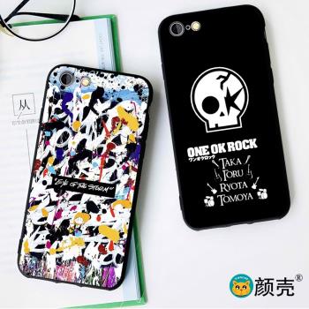 ONE OK ROCK搖滾適用于6s蘋果XSMAX手機殼7磨砂8plus軟殼11防摔XR
