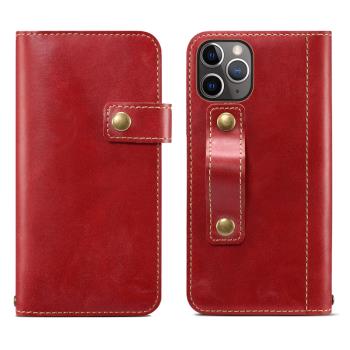 適用iPhone13 mini pro max Leather case flip cover card slot
