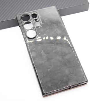 適用三星蓋樂世S23Ultra超輕薄鍛造碳纖維舒適商務手機殼