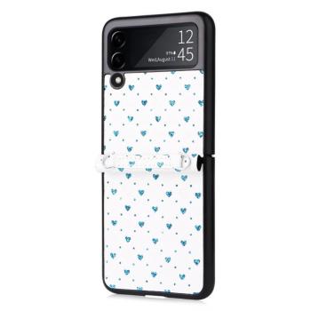 適用三星Samsung Galaxy Z Flip4手機殼滿心潮連體掛繩時尚保護套