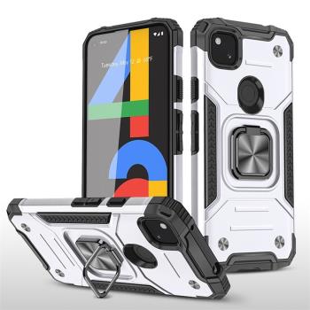 For google pixel 5 5A 4 4a case back cover with holder Ring