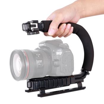 手機單反微單相機U型攝影平衡穩定器佳能防抖手提拍照錄像支架子
