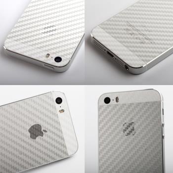 蘋果5手機軟膜iPhone 5S碳纖維背貼五代磨砂抗指紋5SE防爆半透明iPhone5s后蓋防刮保護模蘋果5C非鋼化玻璃模