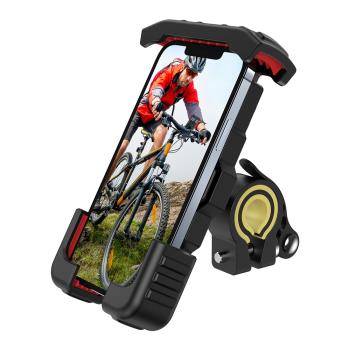 戶外騎行手機支架自行車電動車4.7-6.8寸手機外賣車載穩固ABS材質