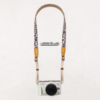 攝途豹紋窄款相機背帶斜跨微單相機帶日系拍立得背帶單反帶可愛