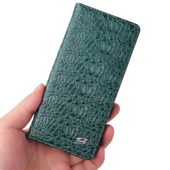 純皮三星S21手機皮套適用S21Ultra鱷魚紋真皮錢包翻蓋皮夾S20外殼