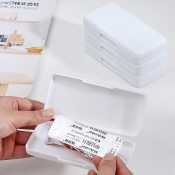 日本進口白色電池盒小物收納盒藥片盒CFXD TF 手機SIM卡SD收納盒