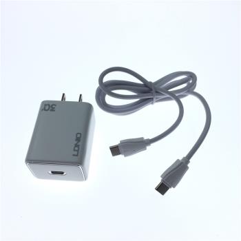 LDNIO通用3a手機充電器PD30W快充頭美規插頭USB-C/Type-c平板電腦