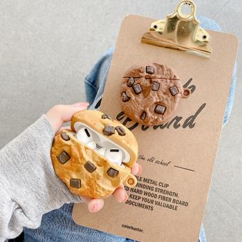 趣味餅干適用于airpodspro保護套創意airpods保護殼airpods2/3代蘋果無線藍牙耳機套二三代小眾可愛硅膠軟殼