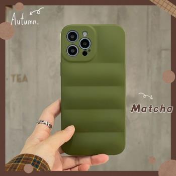 down jacket bread design case for iphone 13 pro max 11 12 xs