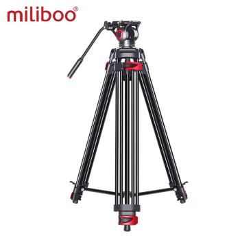 miliboo米泊鐵塔MTT601 2 3 6A專業攝像機單反相機液壓云臺三腳架