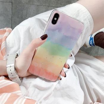 iphone12 pro max case iphone13 11 xsmax xr 78p rainbow cover