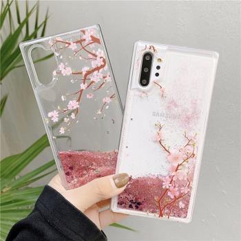 Quicksand Clear Case Samsung S20 S21 ultra S10 S9 S8 plus
