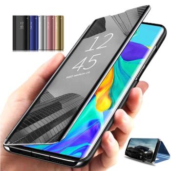 適用Samsung Galaxy S22 Ultra S22plus Smart Mirror Flip Case
