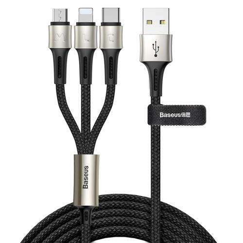 BASEUS lighting Type-C Micro USB 3 in 1 Charging Cable數據線